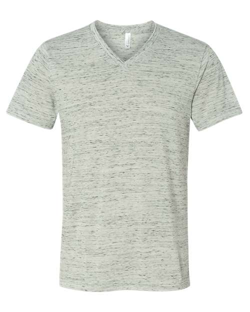 BELLA + CANVAS Unisex Textured Jersey V-Neck Tee - BELLA + CANVAS 3655