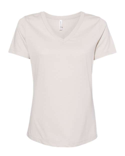 BELLA + CANVAS Women's Relaxed Heather CVC V-Neck Tee - BELLA + CANVAS 6405CVC BELLA + CANVAS Heather Dust S