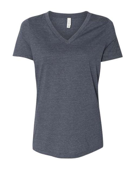 Bella + Canvas 6405CVC Women's Relaxed Heather CVC V-Neck Tee