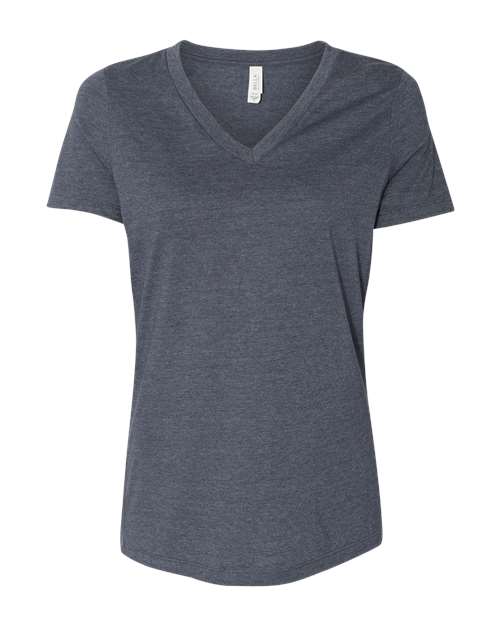BELLA + CANVAS Women's Relaxed Heather CVC V-Neck Tee - BELLA + CANVAS 6405CVC