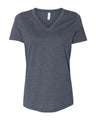 BELLA + CANVAS Women's Relaxed Heather CVC V-Neck Tee - BELLA + CANVAS 6405CVC