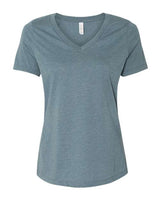 BELLA + CANVAS Women's Relaxed Heather CVC V-Neck Tee - BELLA + CANVAS 6405CVC
