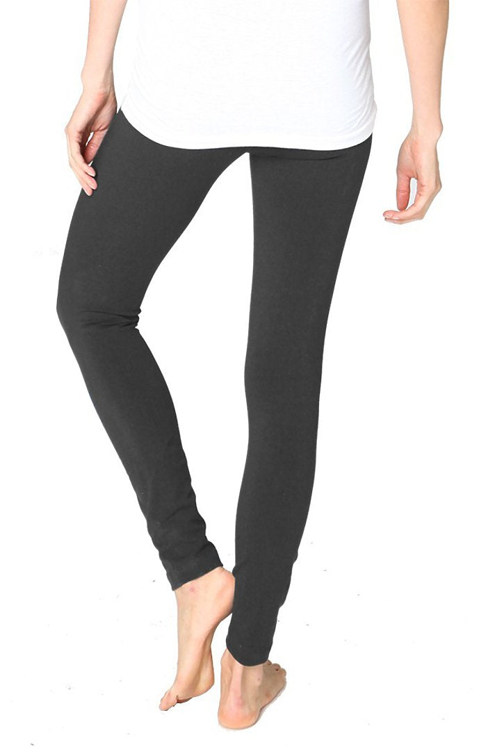 Royal Apparel 1007 Women's Cotton Spandex Leggings - Asphalt