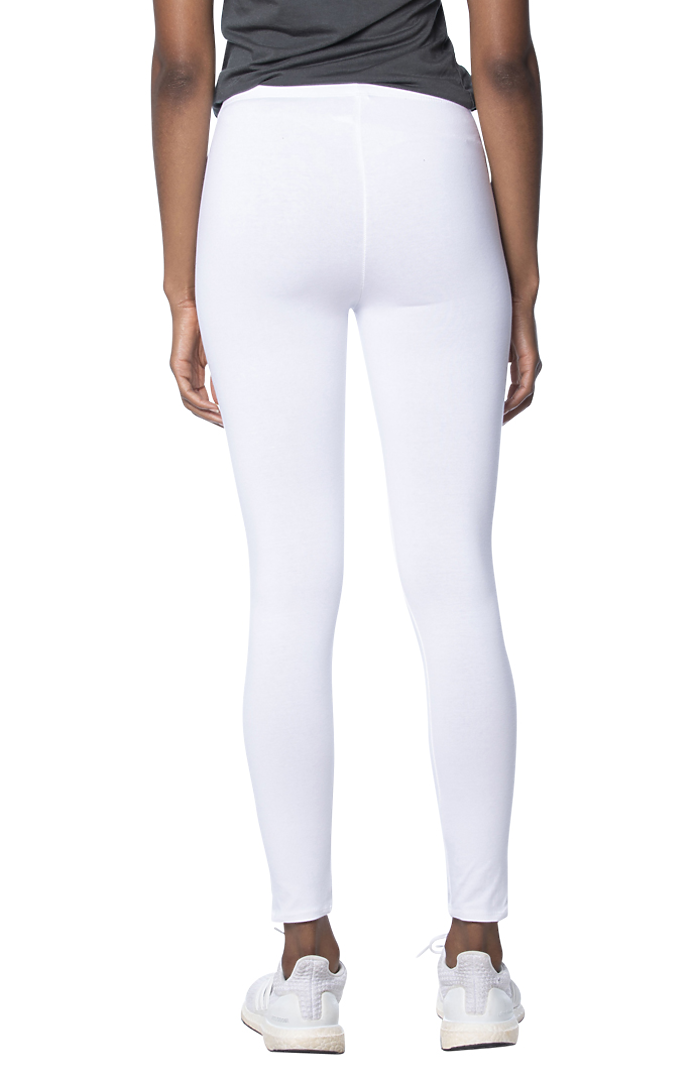 Royal Apparel 1007 Women's Cotton Spandex Leggings - White