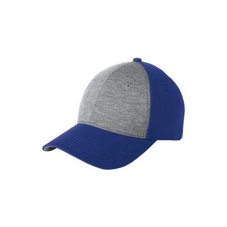 Jersey Front Cap DRI-EQUIP Vintage Heather/True Royal