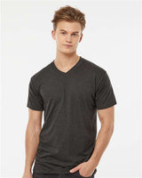 Tultex Men's Poly-Rich V-Neck T-Shirt - Tultex 207