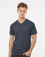 Tultex Men's Poly-Rich V-Neck T-Shirt - Tultex 207