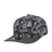 1010 Hats 615 5 - Panel Dryfit Performance Hat BLACK PALM/CHARCOAL Adjustable Hats
