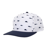 1010 Hats 615 5 - Panel Dryfit Performance Hat OFFSHORE NAVY/NAVY Adjustable Hats