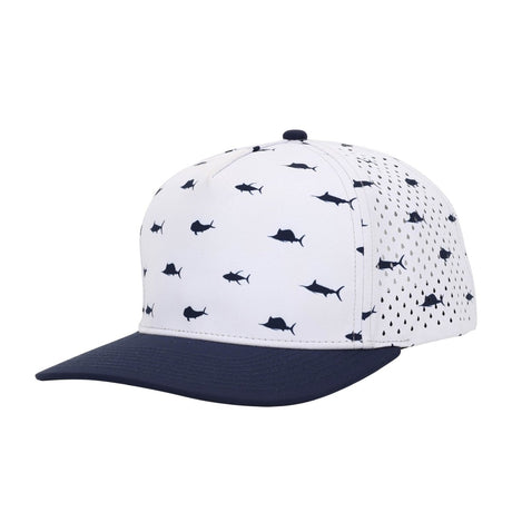 1010 Hats 615 5 - Panel Dryfit Performance Hat OFFSHORE NAVY/NAVY Adjustable Hats