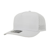 1010 Hats 615 5 - Panel Dryfit Performance Hat WHITE Adjustable Hats
