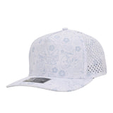 1010 Hats 615 5 - Panel Dryfit Performance Hat WHITE REEF Adjustable Hats