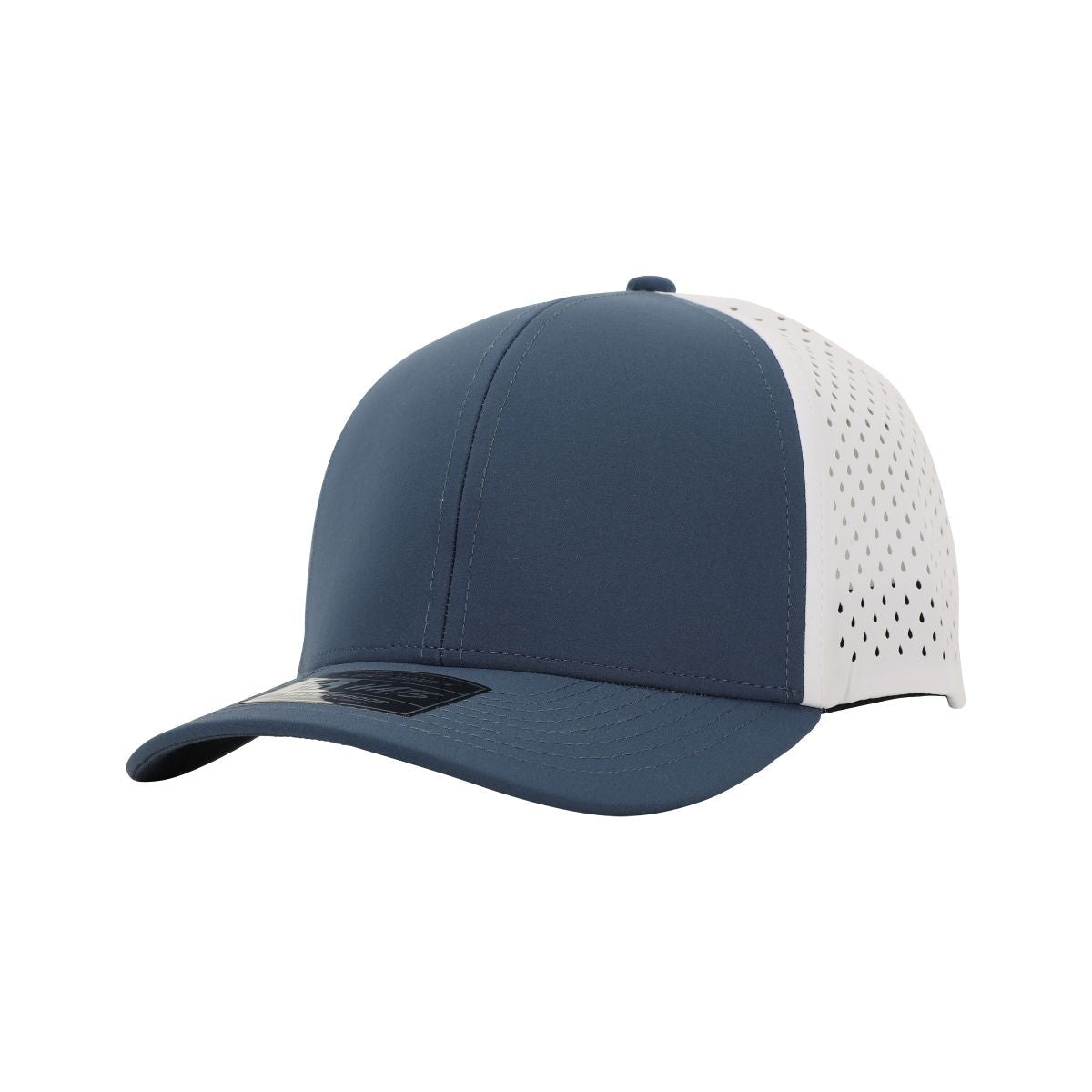 1010 Hats 616 6 - Panel Dryfit Performance Hat DEEP BLUE/WHITE Adjustable Hats