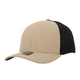 1010 Hats 616 6 - Panel Dryfit Performance Hat KHAKI/BLACK Adjustable Hats