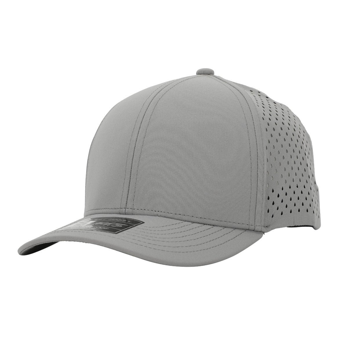 1010 Hats 616 6 - Panel Dryfit Performance Hat LIGHT GRAY Adjustable Hats