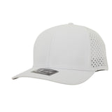 1010 Hats 616 6 - Panel Dryfit Performance Hat WHITE Adjustable Hats