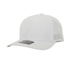 1010 Hats 616 6 - Panel Dryfit Performance Hat WHITE Adjustable Hats