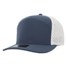 1010 Hats 617 7 - Panel Dryfit Performance Hat DEEP BLUE/WHITE Adjustable Hats