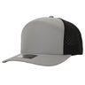 1010 Hats 617 7 - Panel Dryfit Performance Hat LIGHT GRAY/BLACK Adjustable Hats