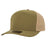 1010 Hats 617 7 - Panel Dryfit Performance Hat OLIVE GREEN/TAN Adjustable Hats