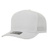 1010 Hats 617 7 - Panel Dryfit Performance Hat WHITE Adjustable Hats