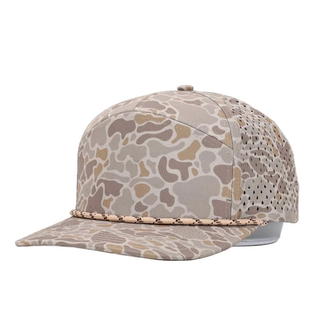 1010 Hats 617 7 - Panel Dryfit Performance Hat WILD DESERT CAMO Adjustable Hats