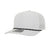 1010 Hats R615 5 - Panel Rope Dryfit Performance Hat WHITE R: BLACK/WHITE Adjustable Hats