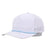 1010 Hats R615 5 - Panel Rope Dryfit Performance Hat WHITE R: LIGHT BLUE Adjustable Hats
