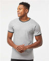 Tultex Unisex Fine Jersey Ringer T-Shirt - Tultex 246
