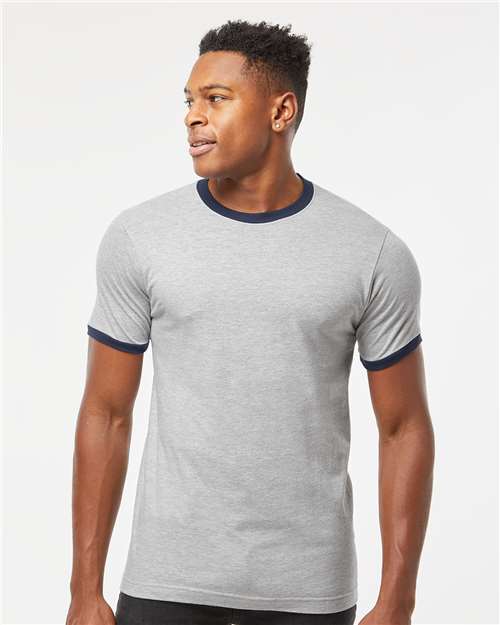 Tultex Unisex Fine Jersey Ringer T-Shirt - Tultex 246