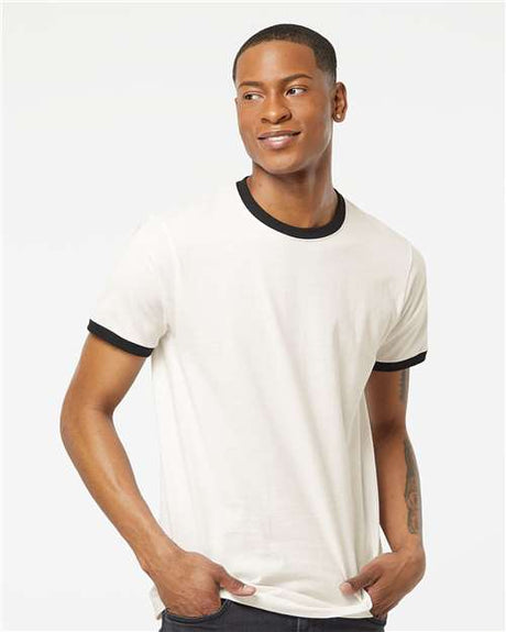 Tultex Unisex Fine Jersey Ringer T-Shirt - Tultex 246