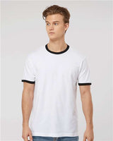 Tultex Unisex Fine Jersey Ringer T-Shirt - Tultex 246