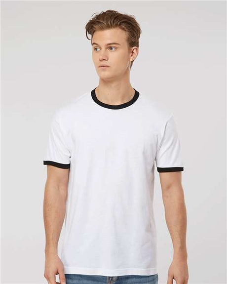 Tultex Unisex Fine Jersey Ringer T-Shirt - Tultex 246