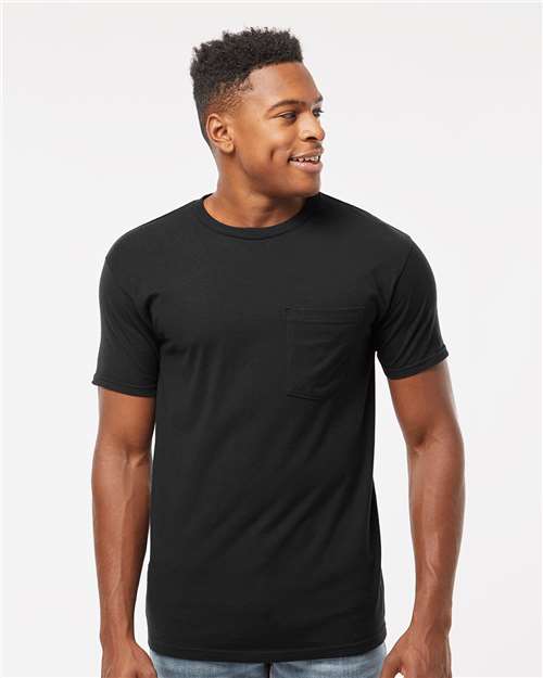 Tultex Unisex Heavyweight Jersey Pocket T-Shirt - Tultex 293