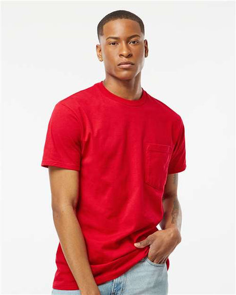 Tultex Unisex Heavyweight Jersey Pocket T-Shirt - Tultex 293