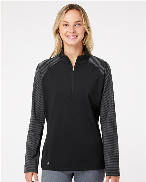 Adidas A521 Womens Ultimate365 Lightweight Raglan Quarter-Zip Pullover Authentic Gear