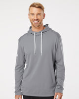 Adidas Men's Textured Mixed Media Midweight Hooded Sweatshirt - Adidas A530
