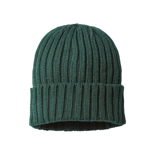 Atlantis Headwear Sustainable Cable Knit Cuffed Beanie - Atlantis Headwear SHORE Atlantis Headwear