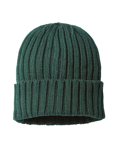 Atlantis Headwear Sustainable Cable Knit Cuffed Beanie - Atlantis Headwear SHORE Atlantis Headwear