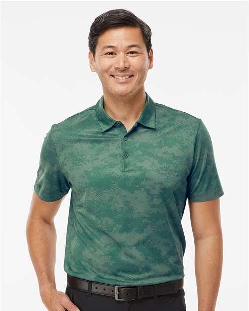 Adidas Men's All Over Camo Print Polo - Adidas A550