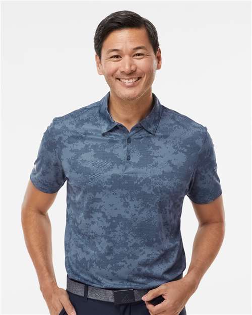 Adidas Men's All Over Camo Print Polo - Adidas A550