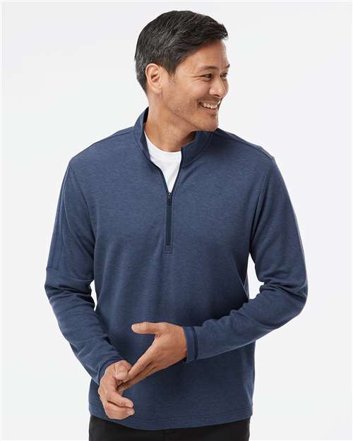Adidas Men's 3-Stripes Quarter-Zip Sweater Pullover - Adidas A554