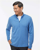 Adidas Men's 3-Stripes Quarter-Zip Sweater Pullover - Adidas A554