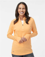 Adidas Women's 3-Stripes Quarter-Zip Sweater Pullover - Adidas A555