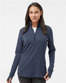 Adidas Women's 3-Stripes Quarter-Zip Sweater Pullover - Adidas A555
