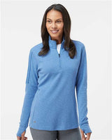 Adidas Women's 3-Stripes Quarter-Zip Sweater Pullover - Adidas A555