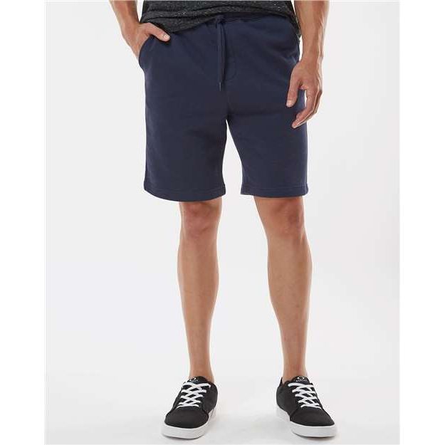 Independent Trading Co. Midweight Fleece Shorts - Independent Trading Co. IND20SRT Independent Trading Co. Classic Navy XS