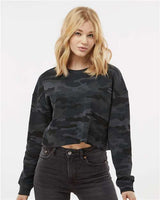 Independent Trading Co. Women's Lightweight Crop Crewneck Sweatshirt - Independent Trading Co. AFX24CRP