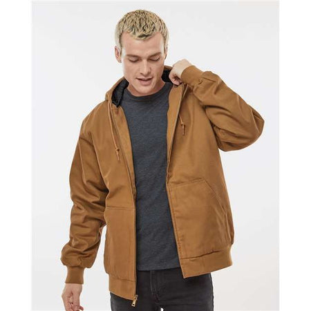 Independent Trading Co. Insulated Canvas Workwear Jacket - Independent Trading Co. EXP550Z Independent Trading Co. Saddle XS