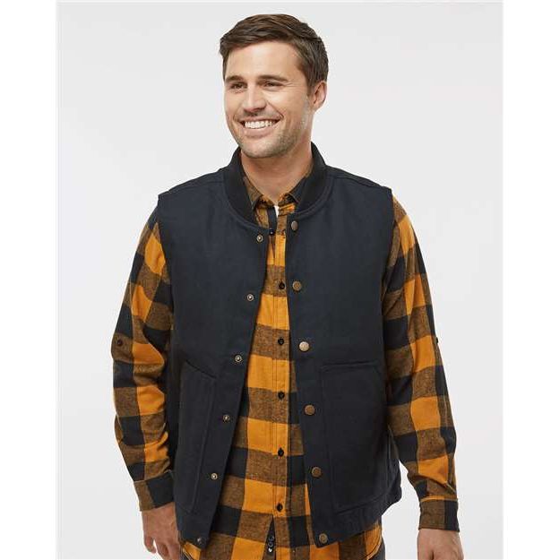 Independent Trading Co. Insulated Canvas Workwear Vest - Independent Trading Co. EXP560V Independent Trading Co. Black XS